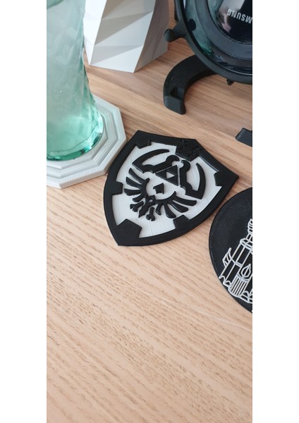 Zelda'dan Revize Edilmiş Link Shield Içecek Altlığı (Plastik Aparattır!!!)