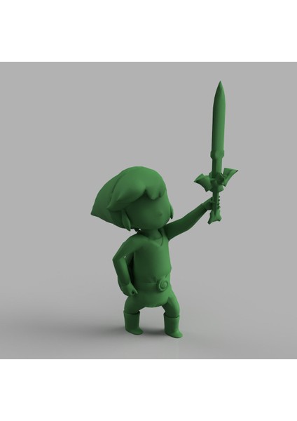 Toon Link, Usta Kılıç'ı Alıyor: Legend Of Zelda The Wind Waker (Plastik Aparattır!!!)