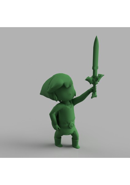 Toon Link, Usta Kılıç'ı Alıyor: Legend Of Zelda The Wind Waker (Plastik Aparattır!!!)