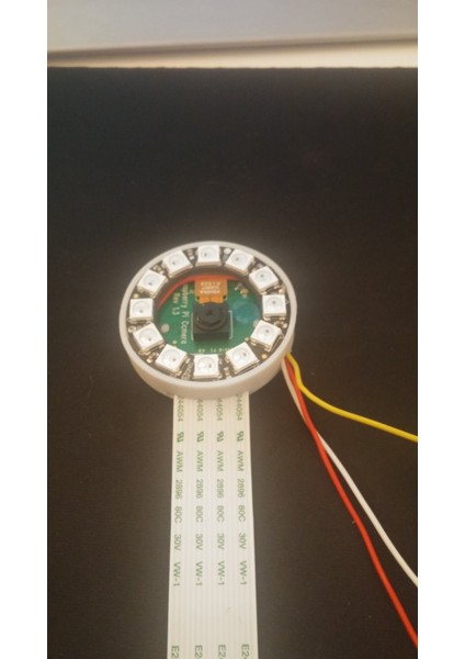 Pi Kamera ve Neopixel Halka Muhafazası (Plastik Aparattır!!!) fırsatları