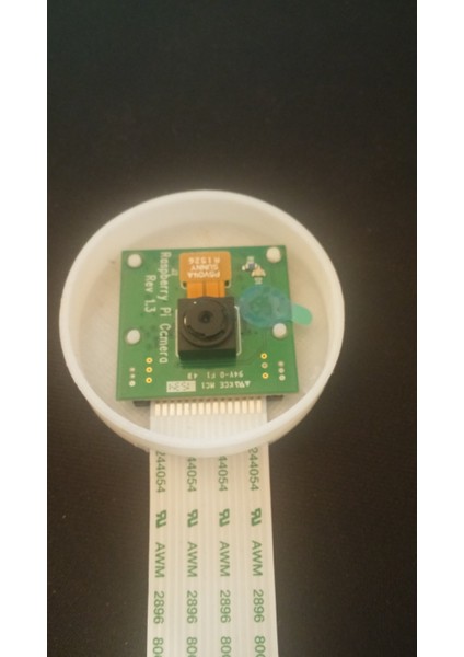 Pi Kamera ve Neopixel Halka Muhafazası (Plastik Aparattır!!!) indirimleri