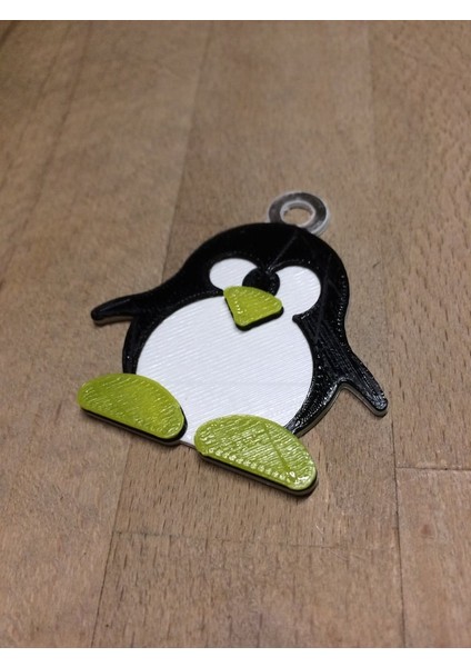 Tux Linux Anahtarlık - Tux Linux Anahtarlık (Plastik Aparattır!!!)