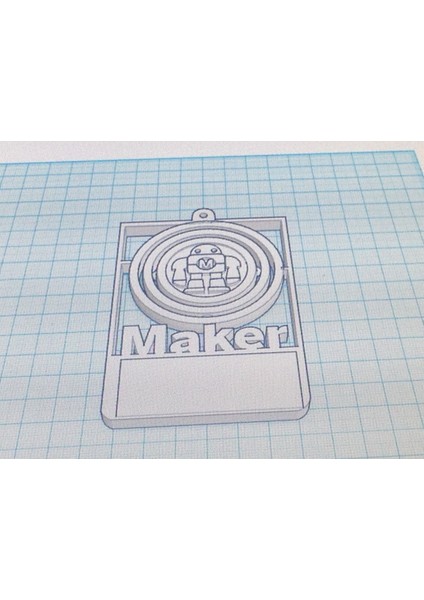 Gimbal ile Maker Özelleştirilebilir Rozet (Plastik Aparattır!!!) modelleri