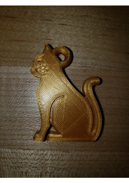 Gr4 Oturan Kedi Anahtarlık (Plastik Aparattır!!!)