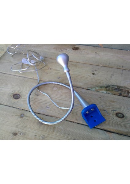 Ikea LED Kaz Boynu Lamba Duvar Braketi (Plastik Aparattır!!!)
