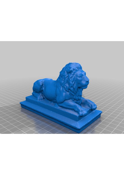 Aslan Heykeli (Heykel 3D Tarama) (Plastik Aparattır!!!) modelleri