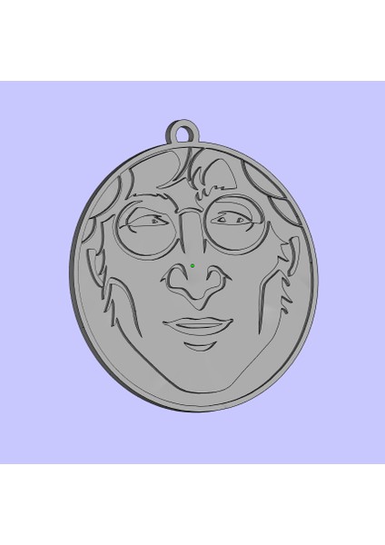 John Lennon Anahtarlık (Plastik Aparattır!!!)