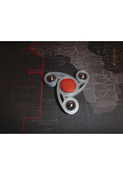 1/2 "bilyalı Rulman Fidget Spinner - WINGNUT2K #9 (Plastik Aparattır!!!)