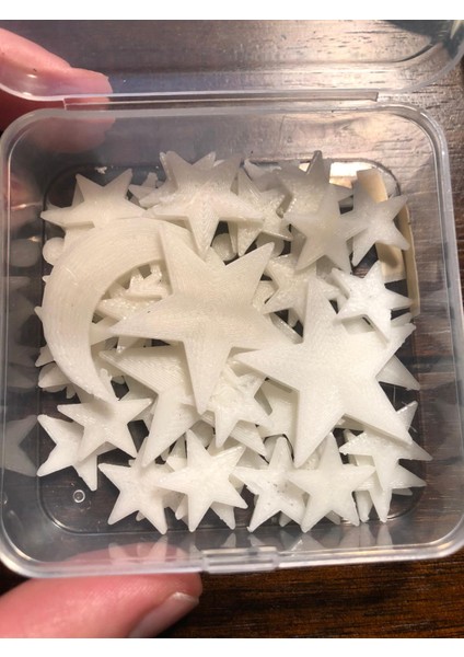 3D Baskılı Dekoratif Karanlıkta Parlayan Yıldızlar (Plastik Aparattır!!!) modelleri