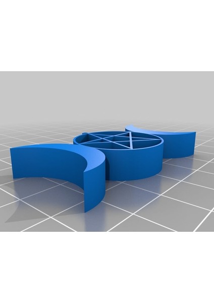 Üçlü Tanrıça Muskası (Pentagram Versiyonu) (Plastik Aparattır!!!)