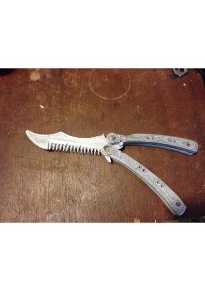 Cs: Go Balisong (Kelebek) Tarak Bıçağı (Plastik Aparattır!!!)