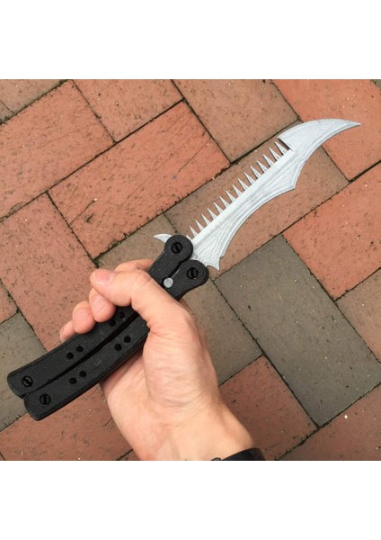 Cs: Go Balisong (Kelebek) Tarak Bıçağı (Plastik Aparattır!!!)