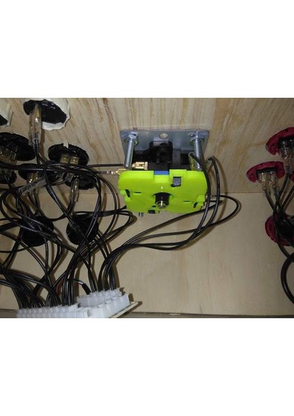 Joystick Sanwa Için Çalışma Arcade 8 Yollu Kısıtlayıcı Plaka (Plastik Aparattır!!!)