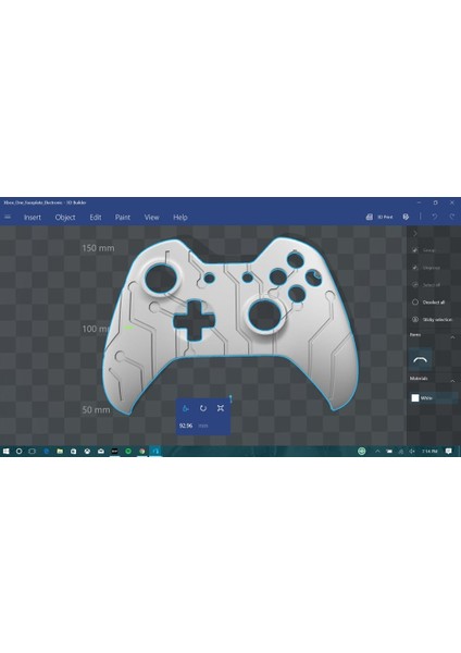 Elektronik Desenli Xbox One Denetleyici Kaplaması (Plastik Aparattır!!!)