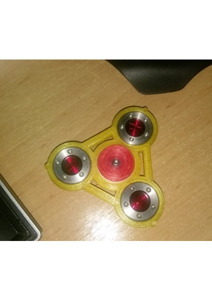 V10 Fidget Spinner - 120 Gram Tungsten Rotor (Plastik Aparattır!!!)