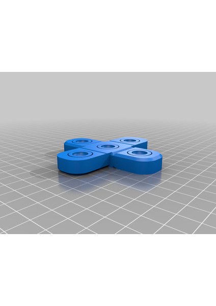 Fidget Spinner (Sadece Yazdır ve Döndürme, Montaj Gerekmez) (Plastik Aparattır!!!)