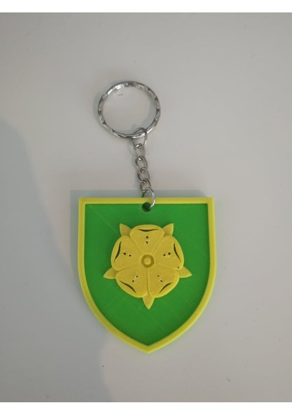 Game Of Thrones - Tyrell Crest Keychain (Plastik Aparattır!!!)