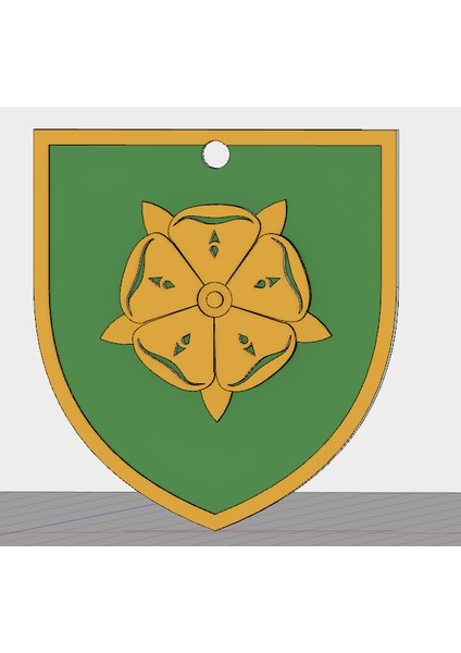 Game Of Thrones - Tyrell Crest Keychain (Plastik Aparattır!!!) modelleri