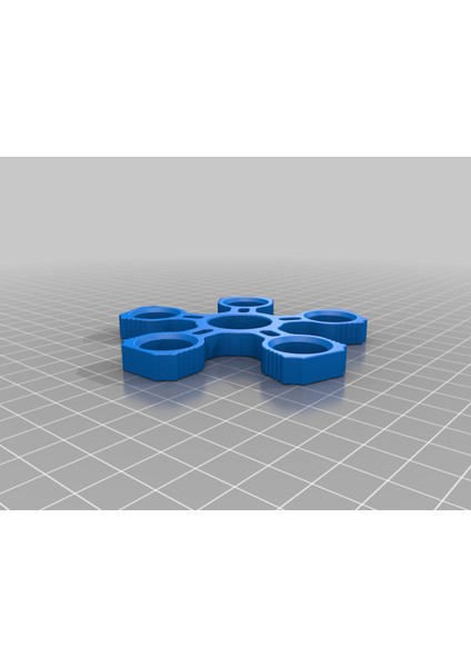 Fidget Quintuple Spinner / 625 Rulman Tutucu (Plastik Aparattır!!!)