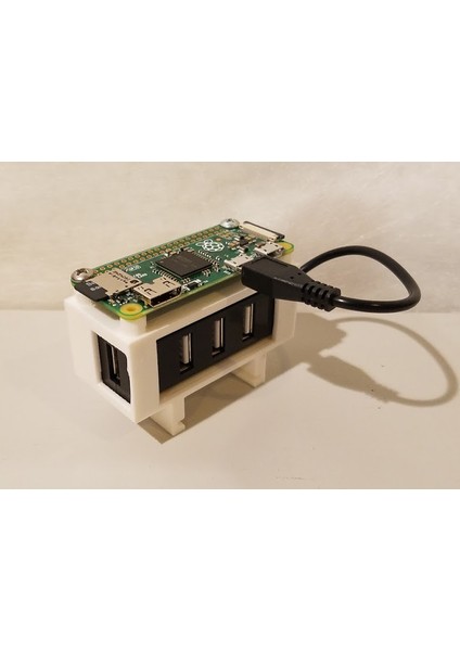 USB ile Pi Zero Dın Rayına Montaj (Plastik Aparattır!!!)