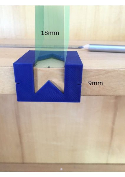 Merkez Bulucu Osb 18MM + Dikey Marangoz (Plastik Aparattır!!!)