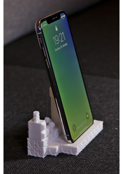 Super Mario Bros. iPhone x Standı (Küçük) (Plastik Aparattır!!!)