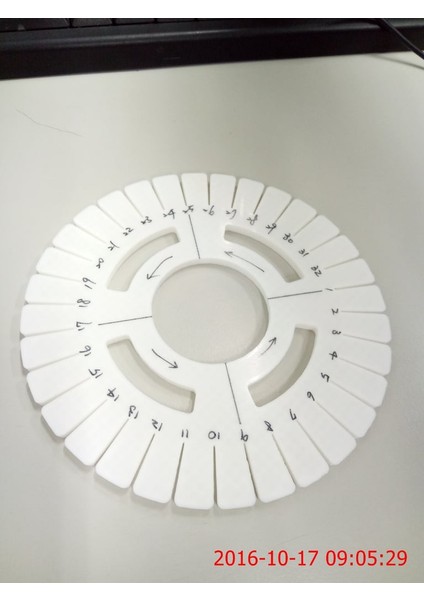 Kumihimodisk Düğüm Örgü Diski (Plastik Aparattır!!!)