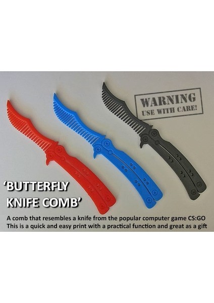 Kelebek Bıçak Tarağı (Plastik Aparattır!!!)