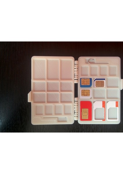 Sim, Mikro Sim ve Nano Sim Cüzdan Kılıfı (Plastik Aparattır!!!)