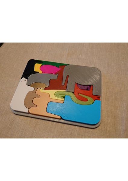 Hayvan Yapboz Çerçevesi (Plastik Aparattır!!!) indirimleri