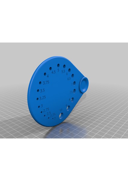 Örgü Iğnesi Ölçüsü Ab (Stricknadellehre) (Plastik Aparattır!!!) fiyatları