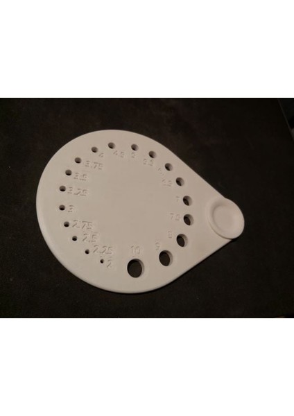 Örgü Iğnesi Ölçüsü Ab (Stricknadellehre) (Plastik Aparattır!!!) fırsatları