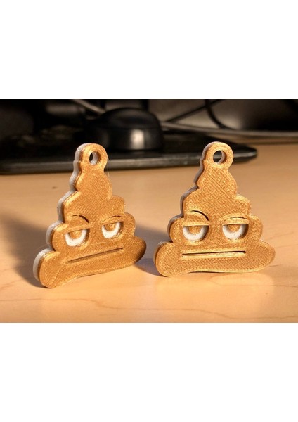 Kaka Emoji Anahtarlık (Plastik Aparattır!!!)