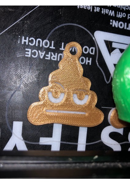 Kaka Emoji Anahtarlık (Plastik Aparattır!!!)