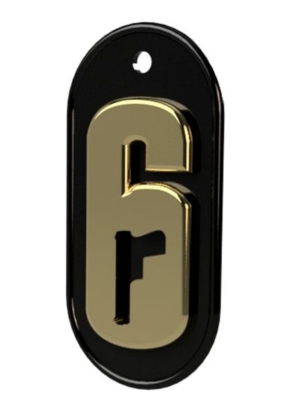 Gökkuşağı Altı Kuşatma Dogtag Anahtarı (Plastik Aparattır!!!)