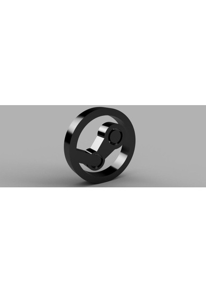 'steam' 3D Yazdırılabilir Logo (Plastik Aparattır!!!)