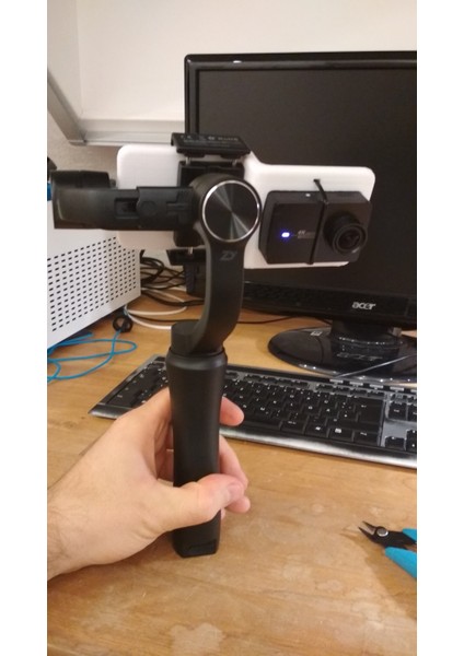 Aksiyon Kamerası Gimbal Montajı | Xiaomi Yi 4K - Akıllı Telefona Gimbal (Plastik Aparattır!!!) fiyatları