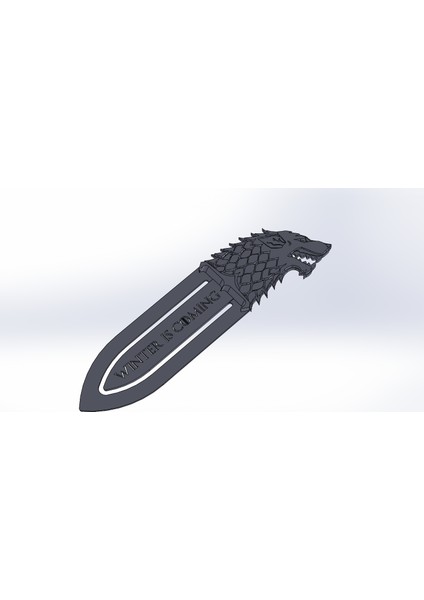 Direwolf Kılıcı Kitap Ayracı - Game Of Thrones - Stark Hanesi (Plastik Aparattır!!!) indirimleri