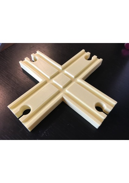 Oyuncak Ahşap Tren Rayları / Oyuncak Ahşap Demiryolu Rayları / Düz Geçiş / Brıo Thomas Ikea Ebay Uyumlu (Plastik Aparattır!!!)