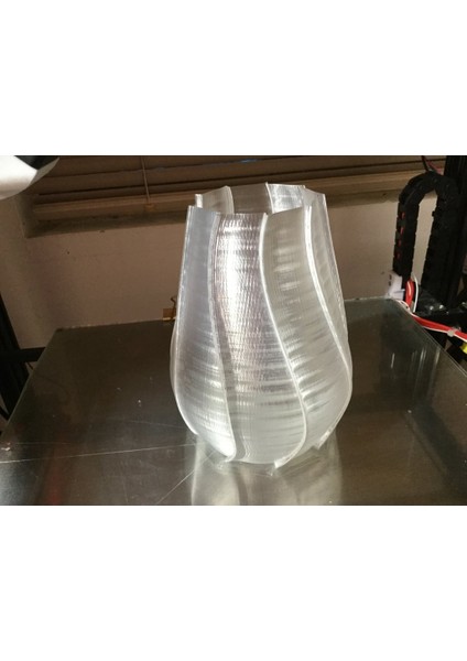 Spiral Vazo - 'çay Işığı' (Plastik Aparattır!!!)