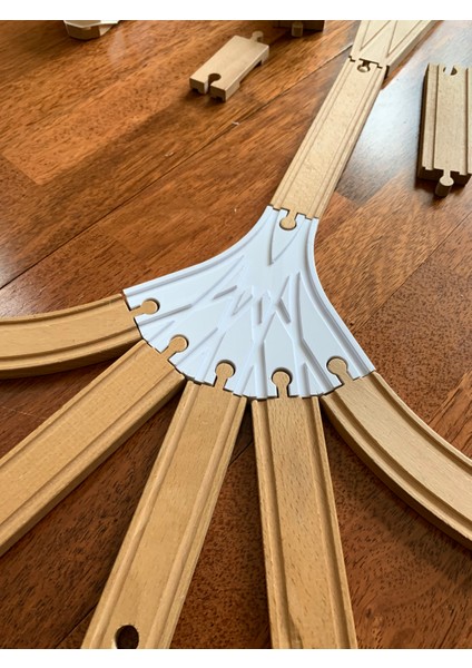 Oyuncak Ahşap Tren Rayları / Oyuncak Ahşap Demiryolu Rayları / Yumuşak Bölmeler 5 Katlı / Brıo Thomas Ikea Ebay Uyumlu (Plastik Aparattır!!!) fiyatları