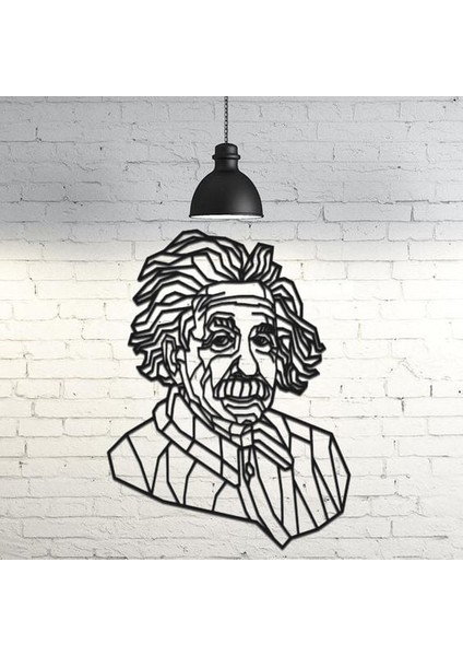 Albert Einstein Duvar Heykeli 2d (Plastik Aparattır!!!)