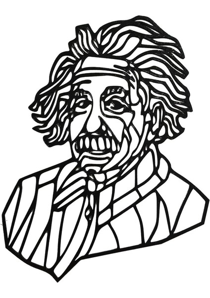 Albert Einstein Duvar Heykeli 2d (Plastik Aparattır!!!) indirimleri