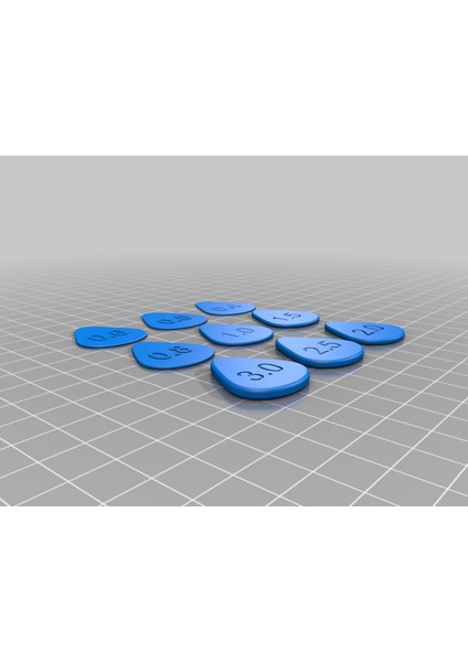 0, 4~3, 0 mm Gitar Penaları (Plastik Aparattır!!!) fiyatları