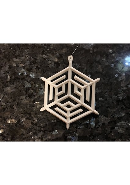 Art Deco Kar Tanesi Süsü (Plastik Aparattır!!!)
