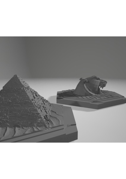 Catan Çölü Döşemesi, Giza Piramidi ve Harikalar Mağarası (Plastik Aparattır!!!) fiyatları