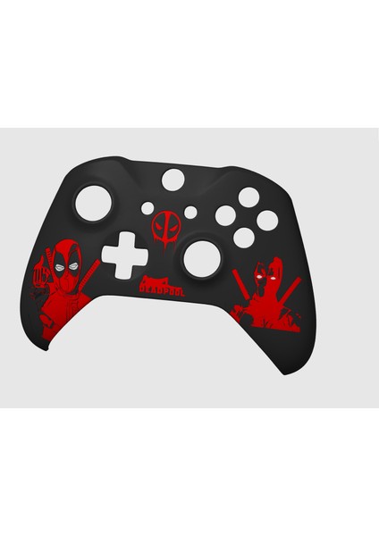 Xbox One S Özel Denetleyici Kabuğu: Deadpool Sürümü (Plastik Aparattır!!!) modelleri