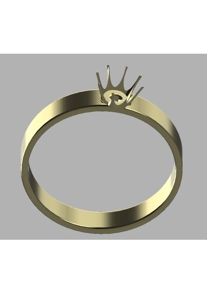 Tektaş Nişan Yüzüğü (Plastik Aparattır!!!)