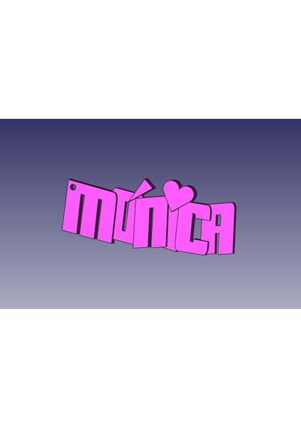 Monica Anahtarlık / "monica" Anahtarlık (Plastik Aparattır!!!)