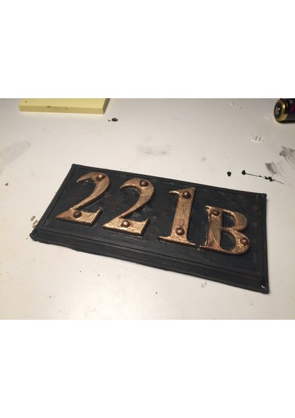 221B Baker Sokak Kapı Paneli (Plastik Aparattır!!!)